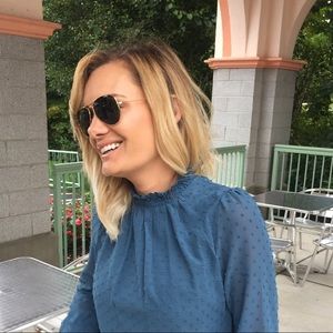 Beautiful blue blouse